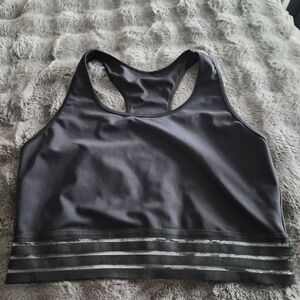 SHEIN Charcoal Sports Bra